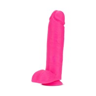 Neo Elite 10 in. Dual Density Dildo Neon Pink