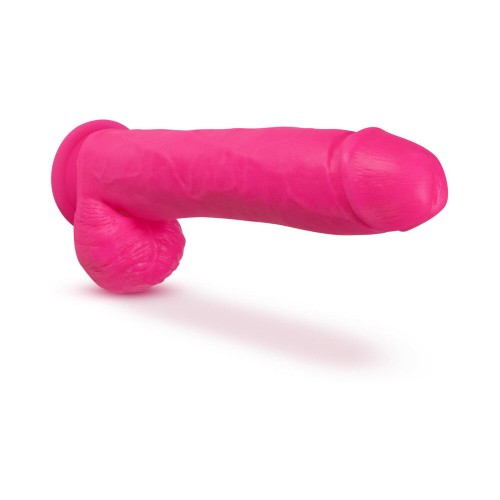 Dildo de Doble Densidad Neo Elite 10 in. Rosa Neón