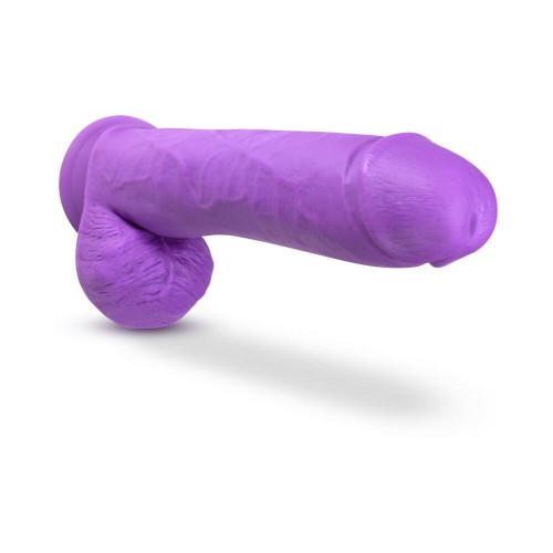 Dildo de Silicona de Densidad Dual Neo Elite 11 Pulgadas Morado Neón