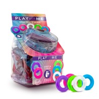 Play With Me Assorted 50-Piece Stretch C-Ring Set