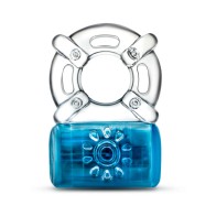 Play with Me Rechargeable Vibrating C-Ring Blue