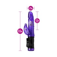 Vibrador Conejito Flutter de Doble Estimulación Púrpura