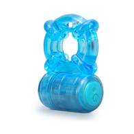 Stay Hard Anillo Vibrador Recargable Azul