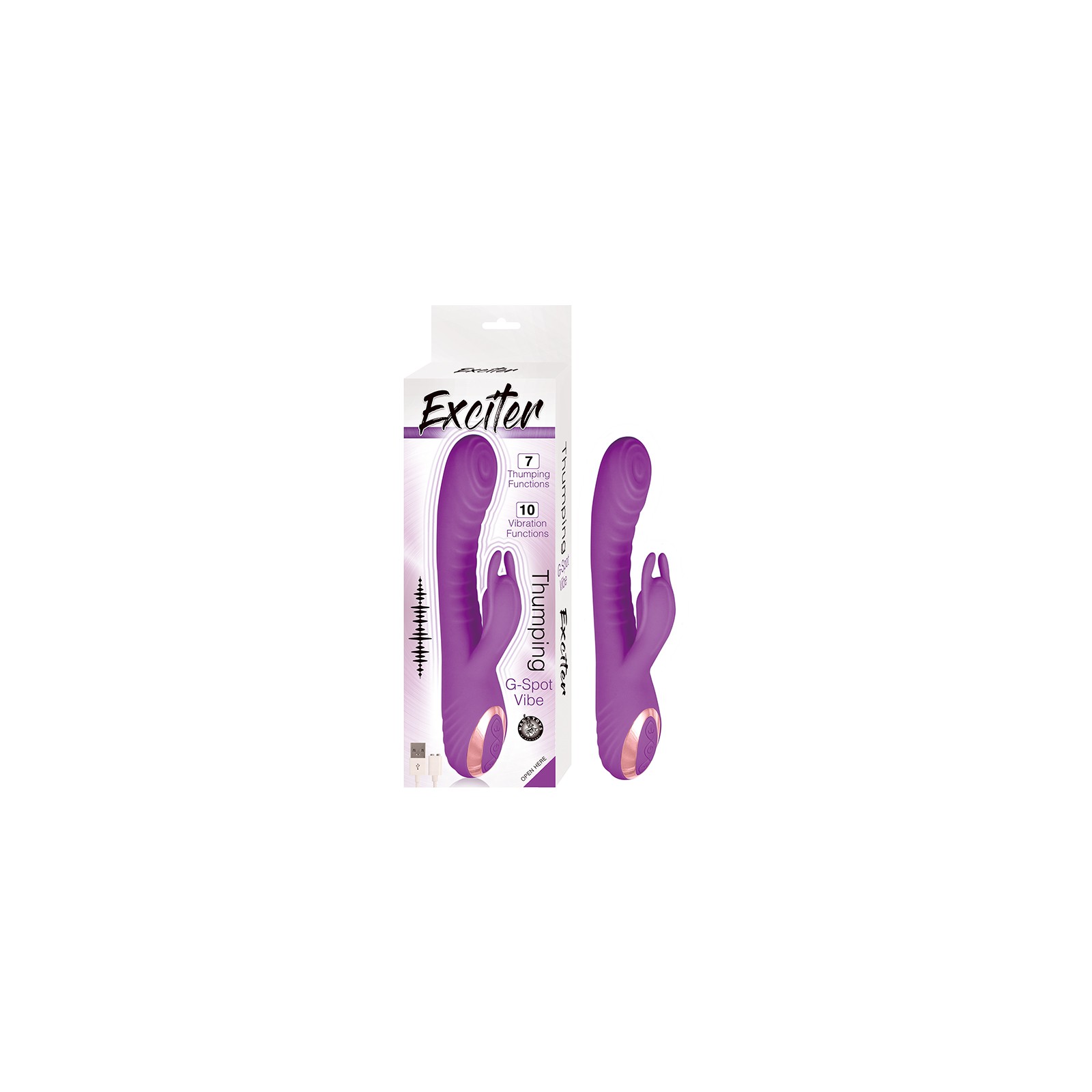 Exciter Vibrador para Punto G con Funciones de Golpe