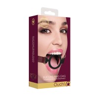 Gag de Anillo Ajustable Ouch! Halo para Diversión BDSM