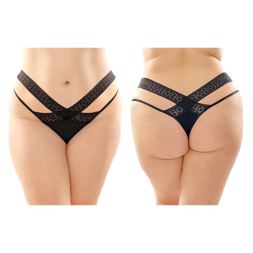 Pack de 6 Pantys Brasileños de Microfibra Fantasy Lingerie Daphne - Comodidad y Estilo