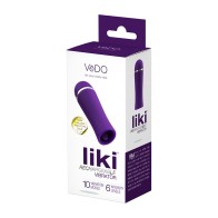 Vibrador Recargable Vedo Liki Morado Oscuro