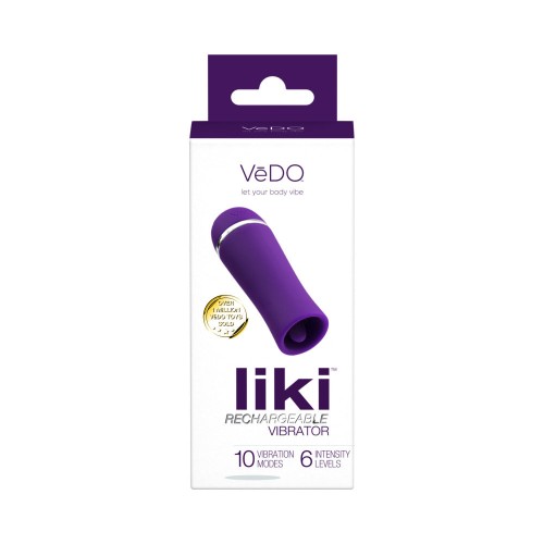 Vibrador Recargable Vedo Liki Morado Oscuro