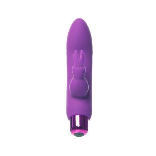 Powerbullet Conejito de Alicia Vibrador Bullet Recargable Púrpura