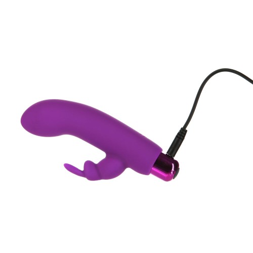 Powerbullet Conejito de Alicia Vibrador Bullet Recargable Púrpura