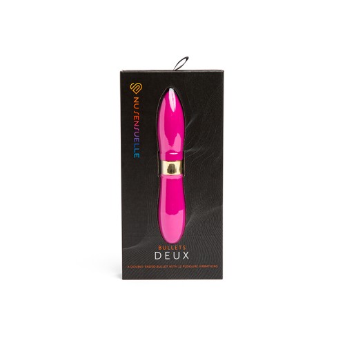 Nu Sensuelle Doble Punta Deux Bullet Magenta