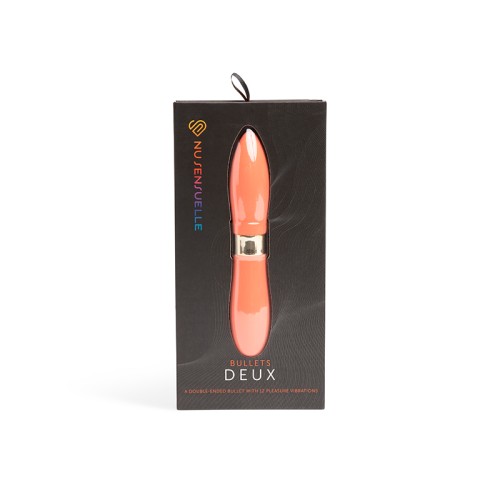 Nu Sensuelle Double Ended Bullet Vibrator Coral