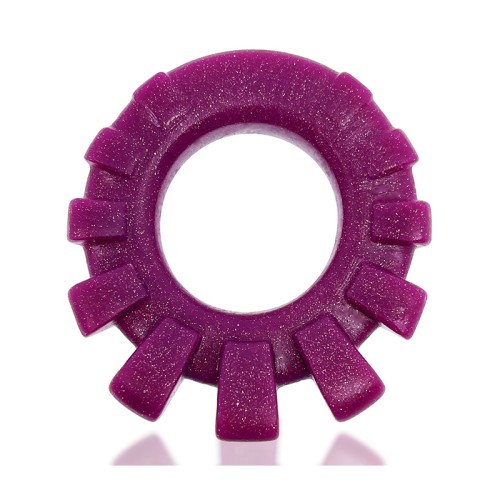 Oxballs Cock-Lug Silicone Cockring Plum - Enhanced Performance