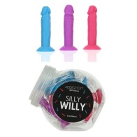 Addiction Silly Willy Silicone Dildo Display