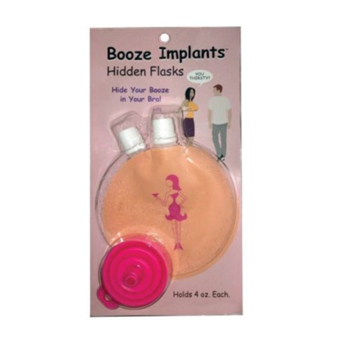 Booze Implants Fun Flasks