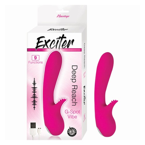 Vibrador G-Spot Exciter Deep Reach Rosa