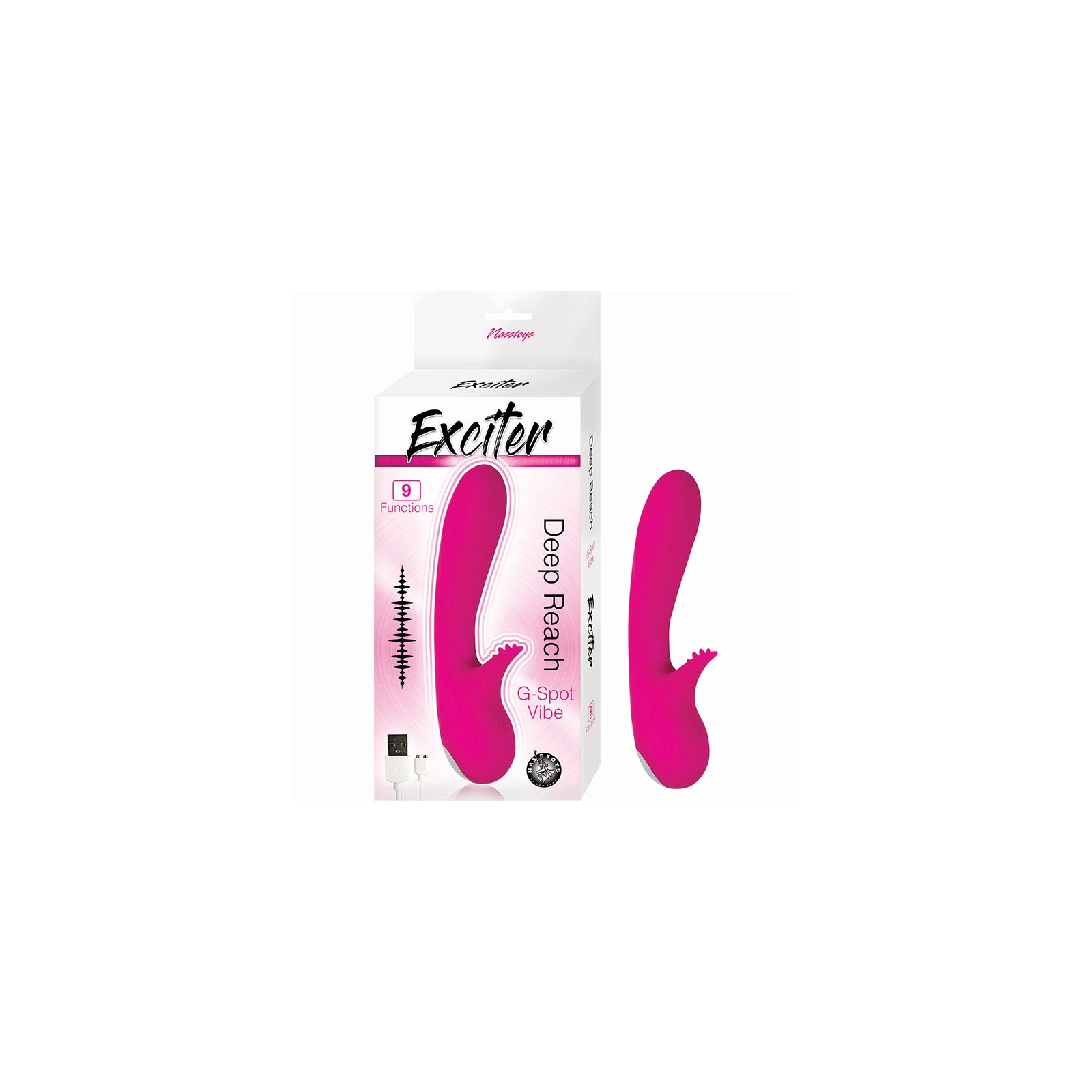 Exciter Deep Reach G-Spot Vibe Pink