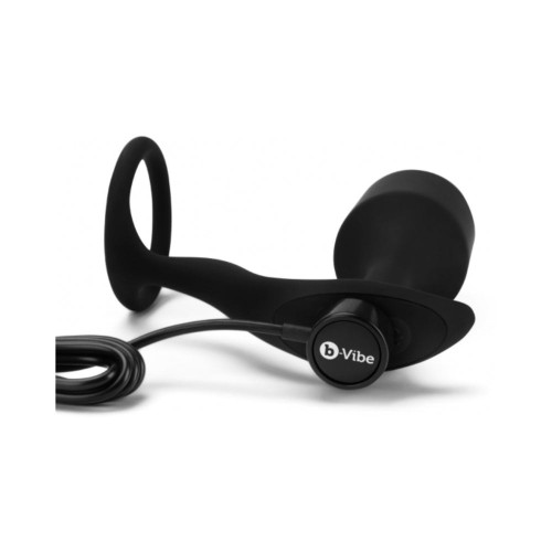 b-Vibe Vibrating Snug & Tug Anal Plug XL Black