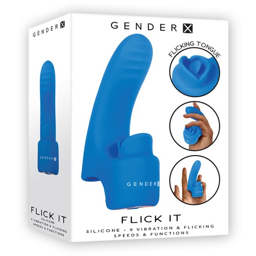 Vibrador de Dedo Gender X Flick It Recargable