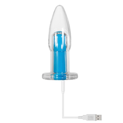 Gender X Electric Blue Remote Controlled Vibrating Anal Plug - Versatile Pleasure