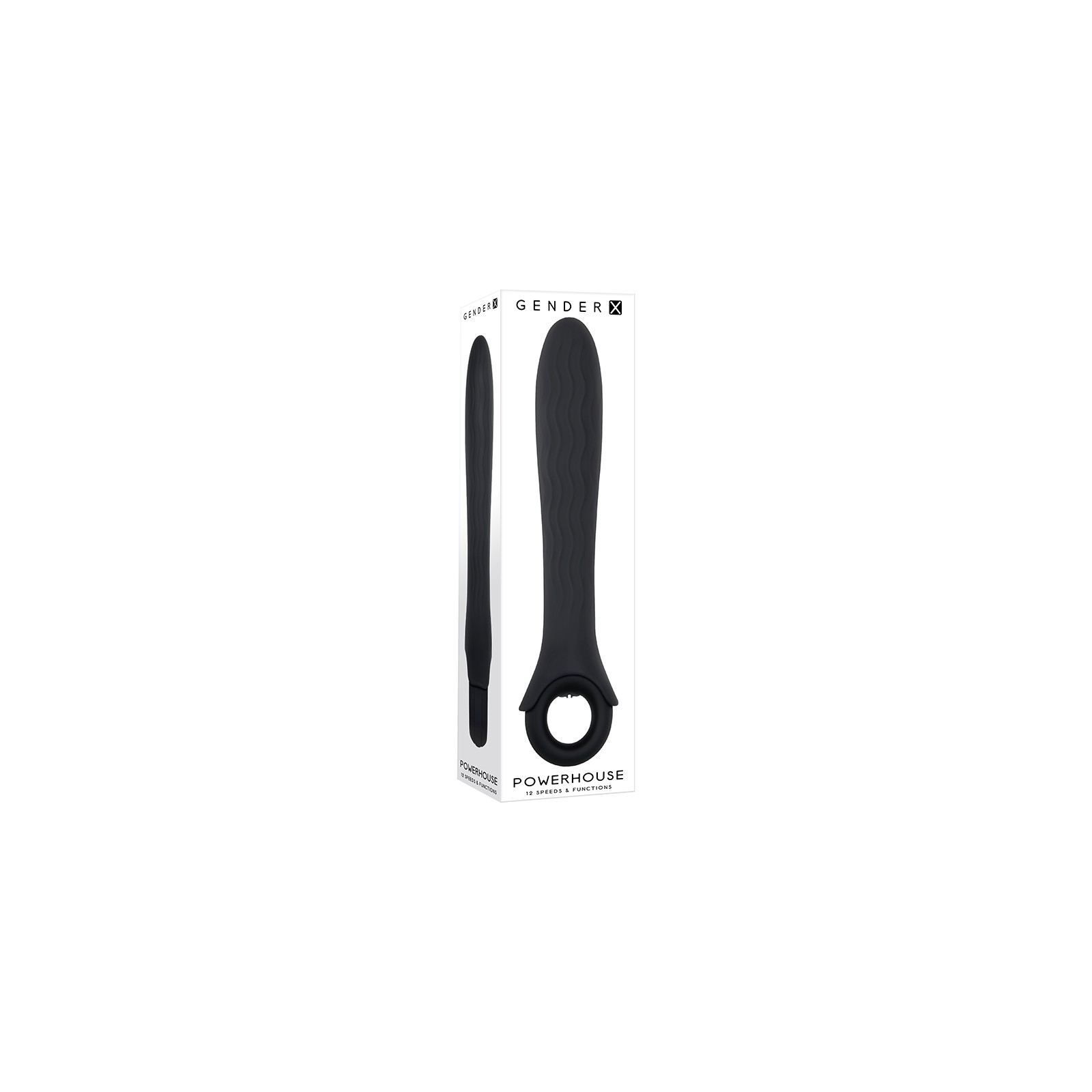 Vibrador Potente de Silicona Texturizado Gender X