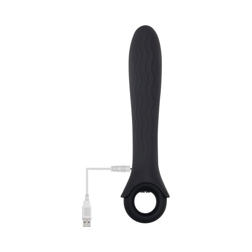 Vibrador Potente de Silicona Texturizado Gender X