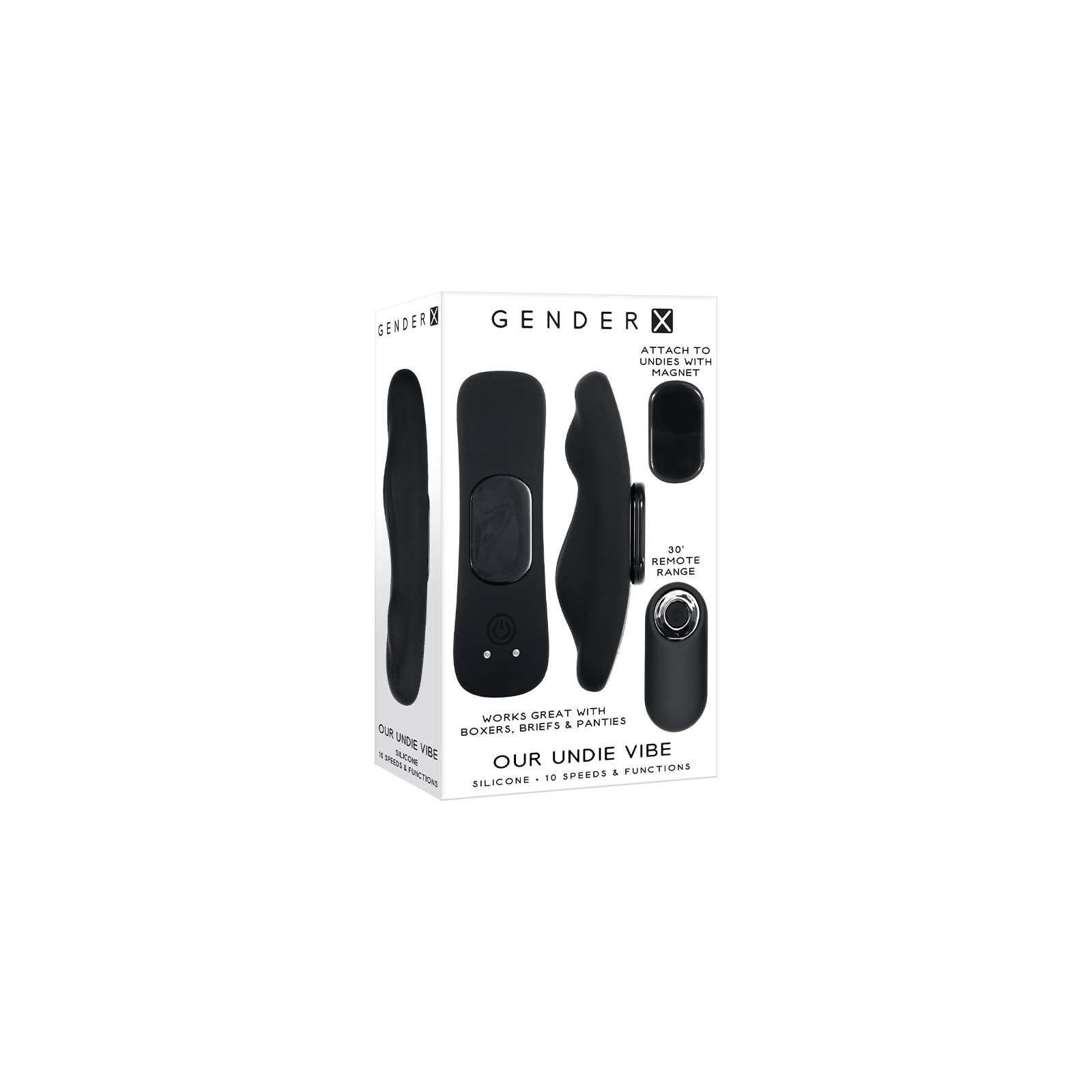 Gender X Our Undie Vibe Rechargeable Black