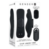 Gender X Our Undie Vibe Rechargeable Black