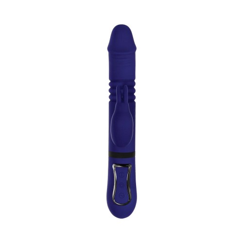 Vibrador Conejito Rotatorio y con Empuje Recargable - Placer Definitivo