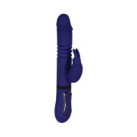 Vibrador Conejito Rotatorio y con Empuje Recargable - Placer Definitivo