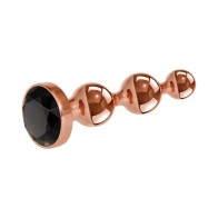 Gender X Gold Digger Beaded Anal Plug Large