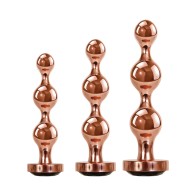 Gender X Gold Digger 3-Piece Anal Plug Set