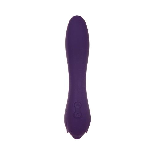 Vibrador de Doble Punta Evolved Thorny Rose Púrpura