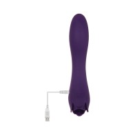 Vibrador de Doble Punta Evolved Thorny Rose Púrpura