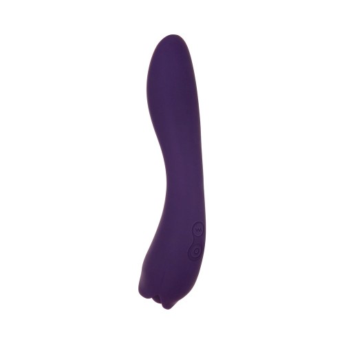 Vibrador de Doble Punta Evolved Thorny Rose Púrpura