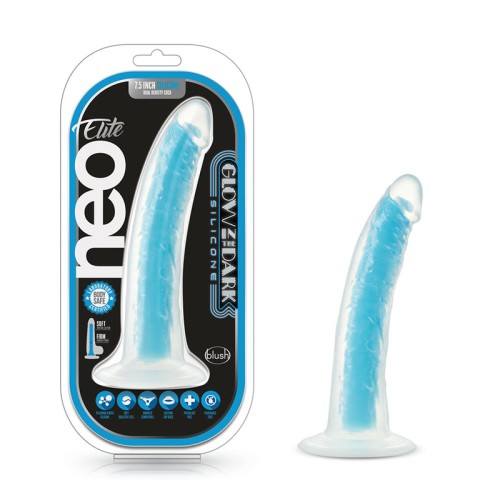 Dildo Neo Elite Brilla en la Oscuridad Prysm para Máxima Diversión