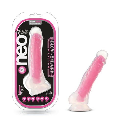 Neo Elite Glow in the Dark Viper Dildo - Dual-Density Pleasure