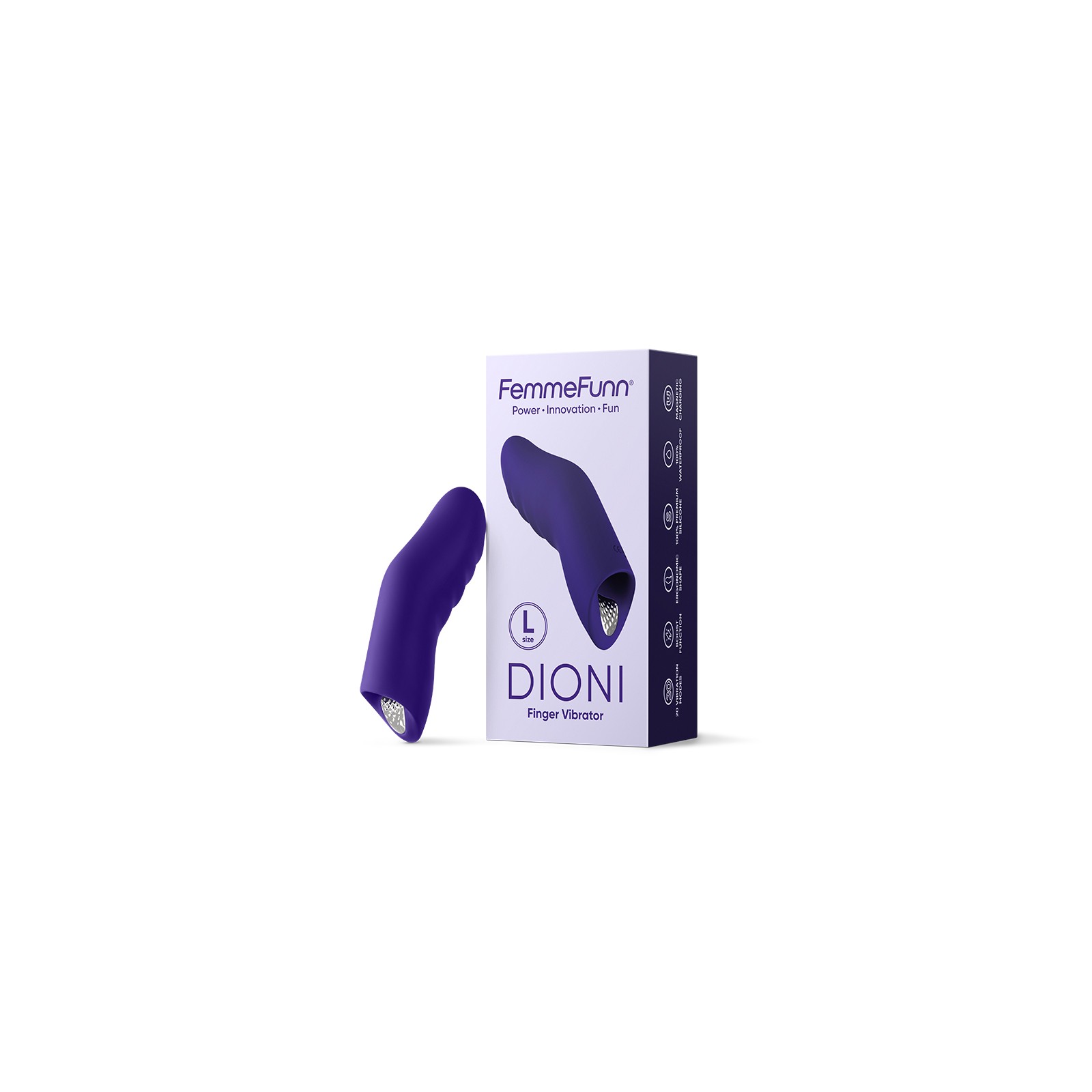 Vibrador de Dedo Recargable FemmeFunn Dioni Grande