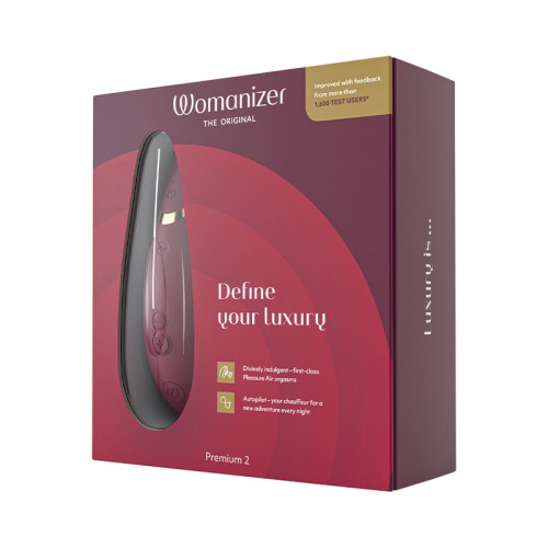 Womanizer Premium 2 Clitoral Stimulator with Pleasure Air Technology