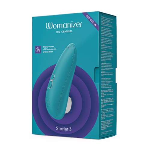 Estimulador Clitoriano Recargable Womanizer Starlet 3 Turquesa