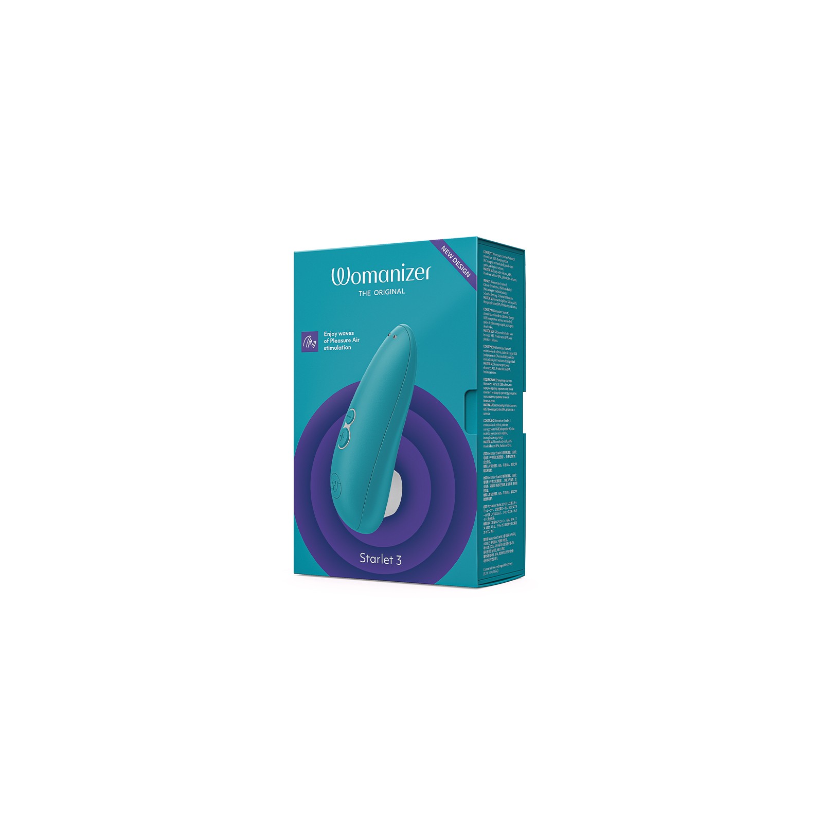 Estimulador Clitoriano Recargable Womanizer Starlet 3 Turquesa