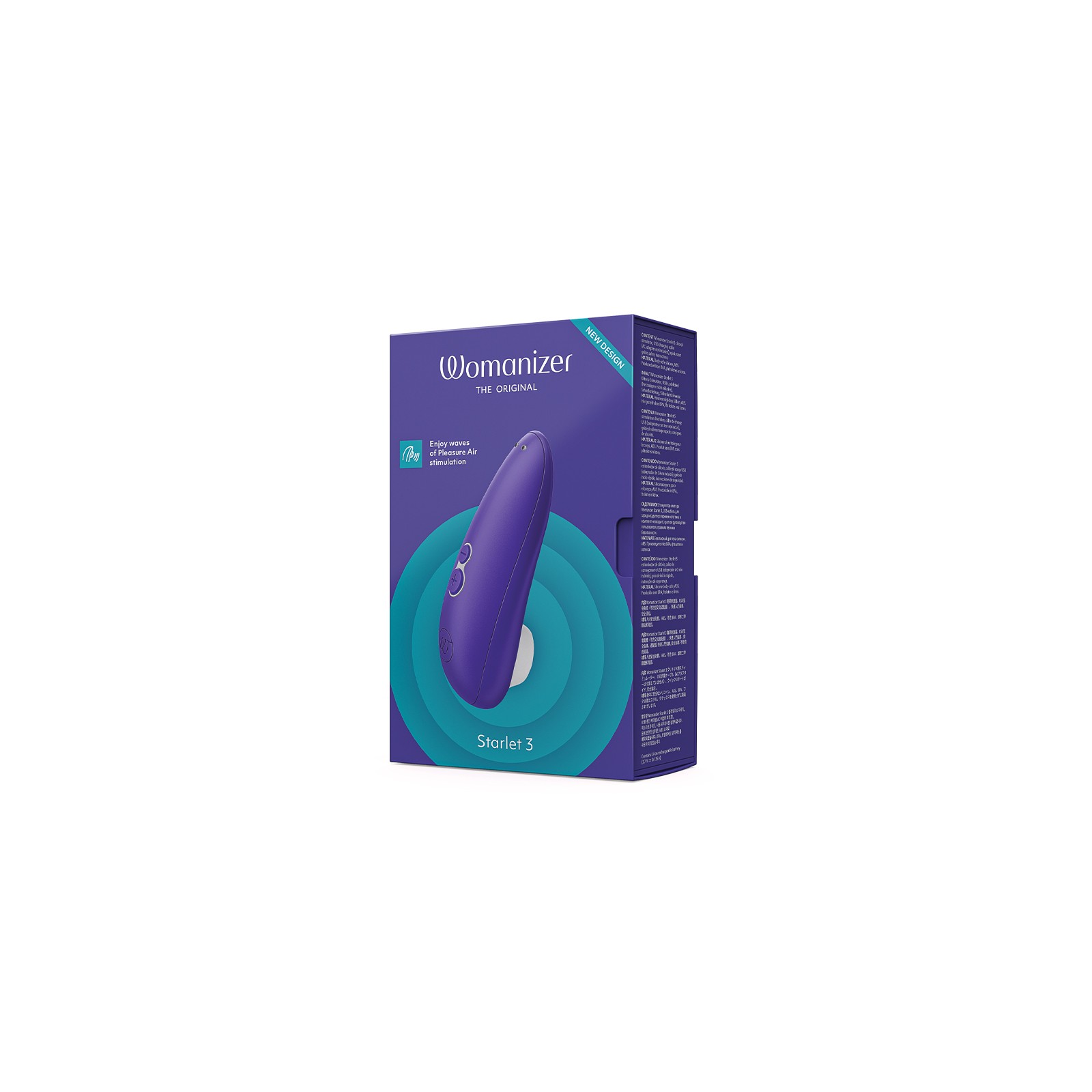 Estimulador Clitoriano Recargable Womanizer Starlet 3 Índigo