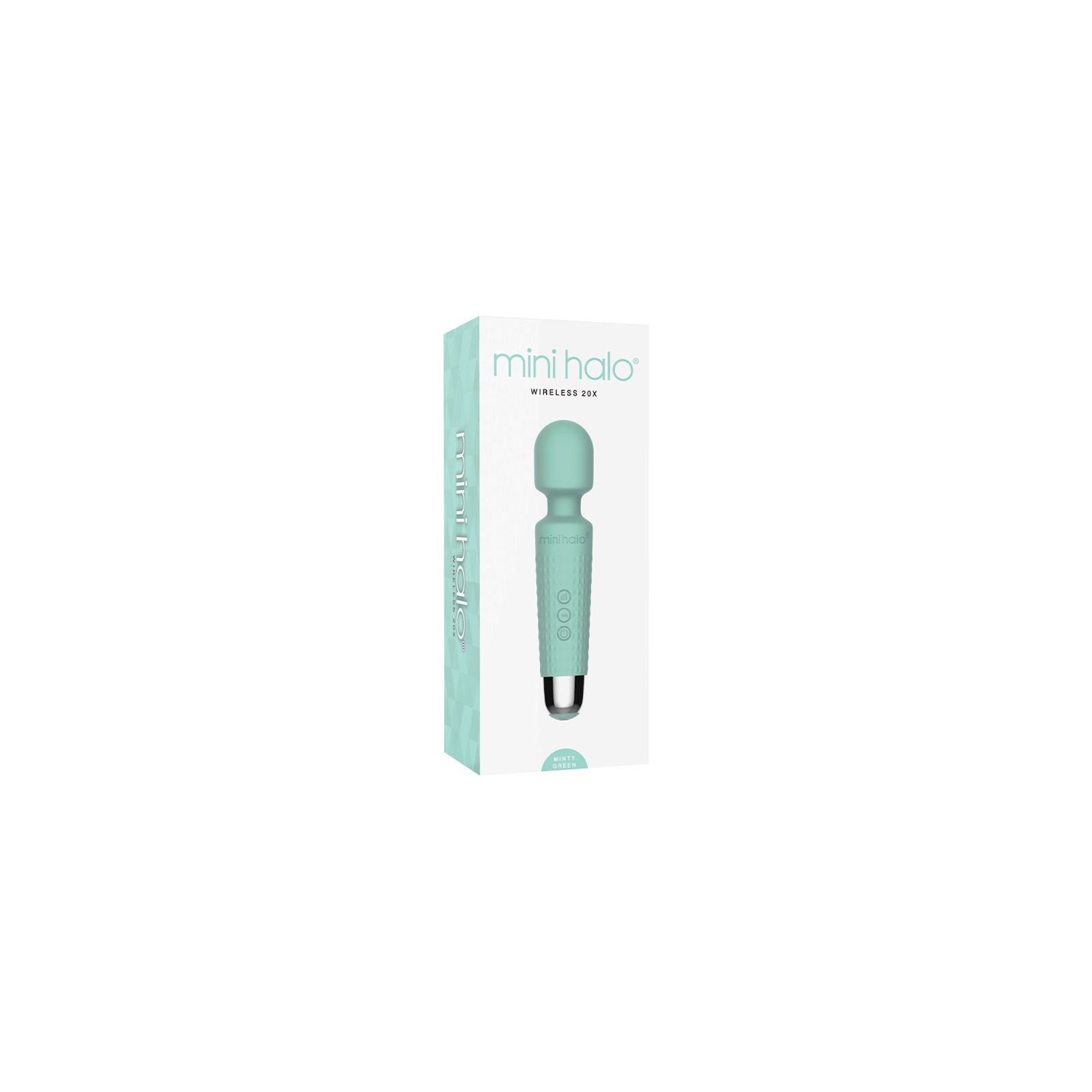 Mini Halo Wireless Wand 20X Silicone Minty Green