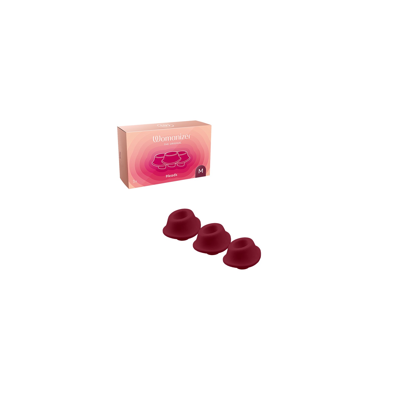 Womanizer Replacement Stimulation Heads Type A Bordeaux M