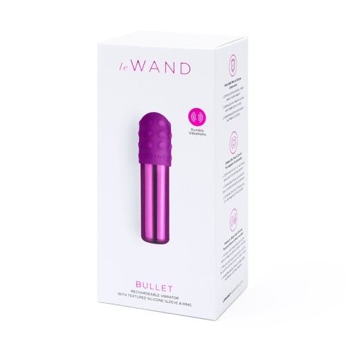 Vibrador Le Wand Chrome Bullet para Placer Supremo