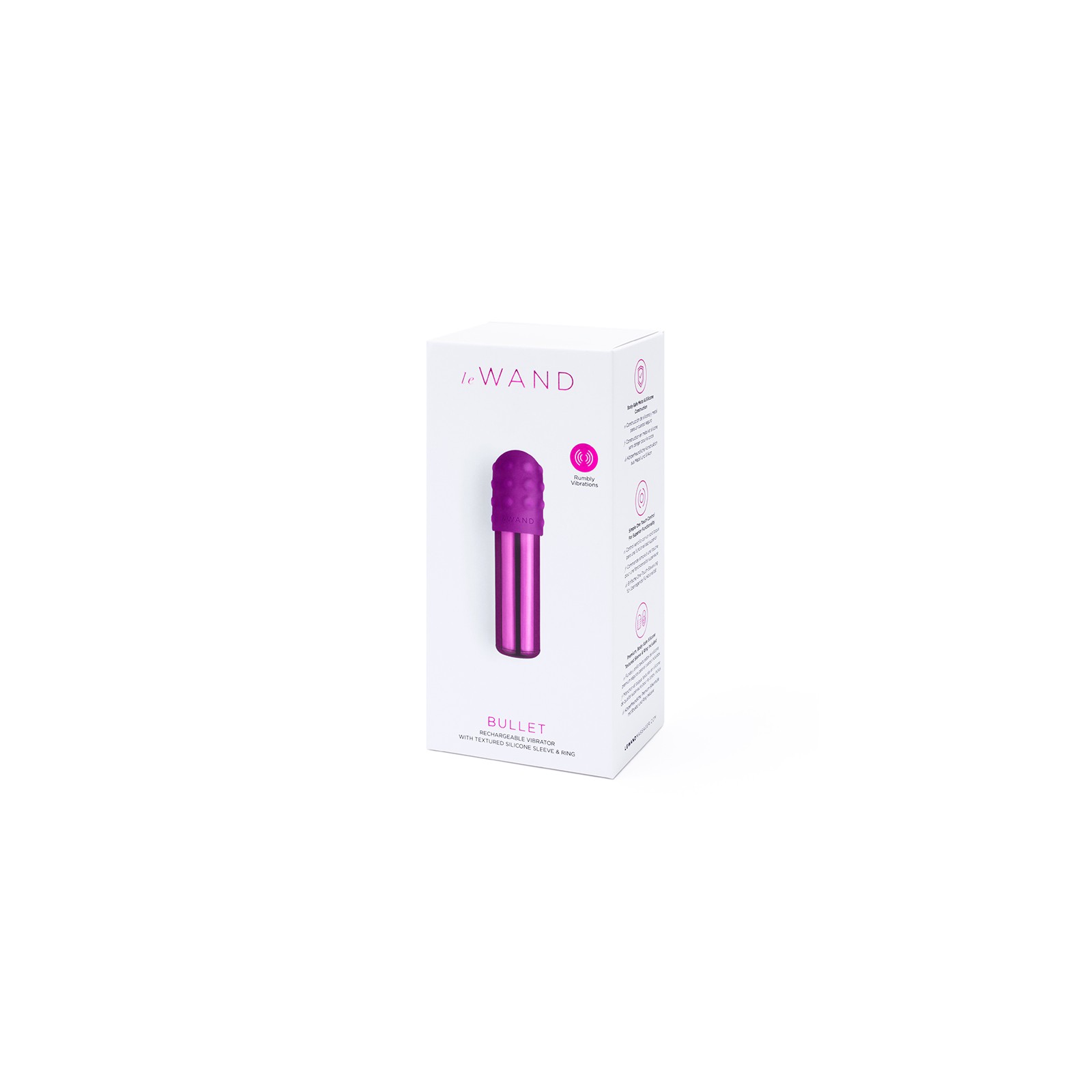 Vibrador Le Wand Chrome Bullet para Placer Supremo