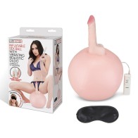 Bola Inflable Sexual con Dildo Vibrante de Lux Fetish