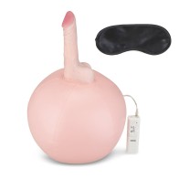 Bola Inflable Sexual con Dildo Vibrante de Lux Fetish