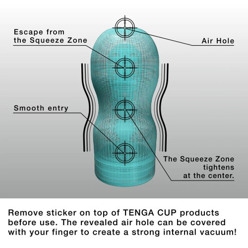 Tenga Original Vacuum Cup Cool Edition - Refreshing Pleasure