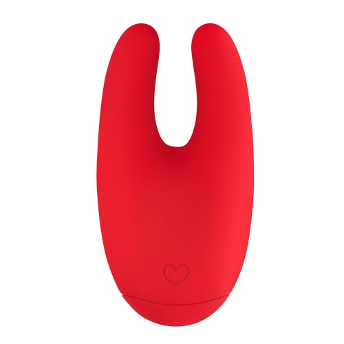 Luv Inc Bu89 Mini Bunny Silicone Vibrator Red